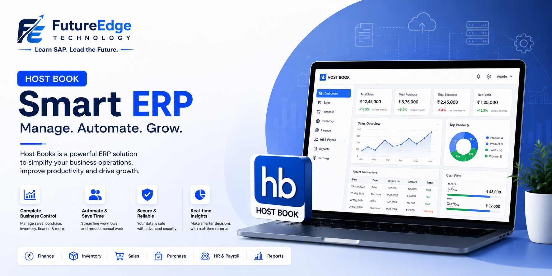 FutureEdge Technology — Smart ERP: manage, automate, grow